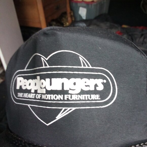 Deadstock Vintage Peopleloungers Heart Of Motion Furniture Rope Trucker Hat - Picture 2 of 8